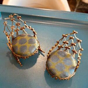 Vintage Folk Art Small Handmade Chairs